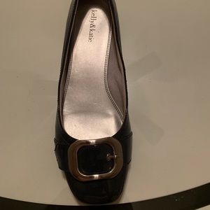 Kelly & Katie Navy Patent Leather Flats